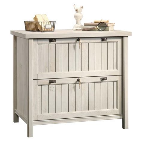 Free shipping on orders over $35. Sauder Costa 3 Shelf File Cabinet Bookcase in Chalked ...