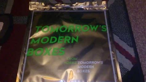 Nostalgiaudio Unboxing Thom Yorke Tomorrows Modern Boxes On White 12