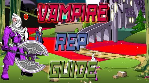 Aqw How To Get Vampire Rep Fast Youtube