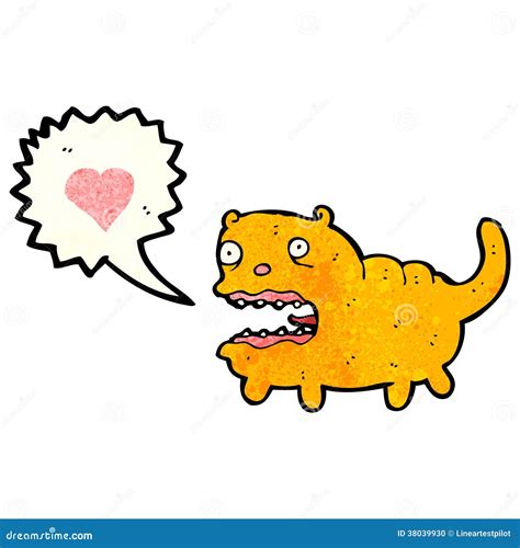 Cartoon Crazy Cat In Love Stock Vector Illustration Of Speech 38039930