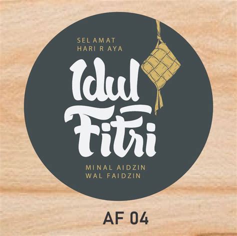 Sticker Hari Raya Aidil Fitri Label Stiker Aidilfitri Lazada
