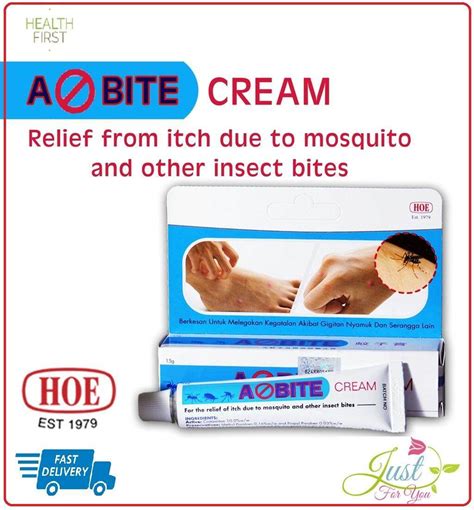 A Bite Cream For The Relief Of Itch Due To Mosquitoes And Other