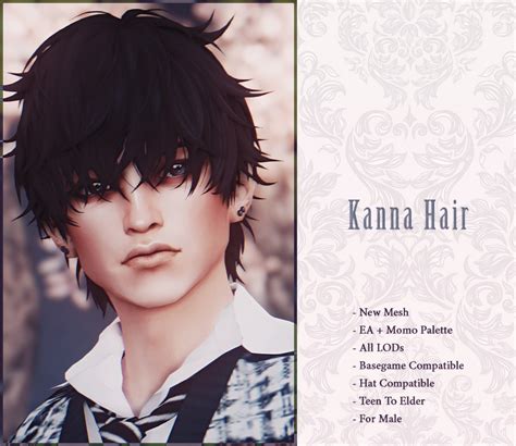 Traumwanderer Kanna Hair 01 Emily Cc Finds
