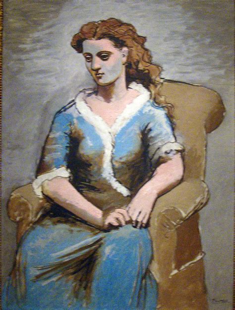 © 2018 estate of pablo picasso / artists rights society (ars), new york. Woman Seated in Armchair, 1923 | Pablo Picasso Spanish ...