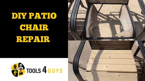Diy Patio Chair Repair Youtube