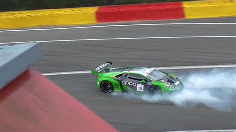 Gt Open Crashes And Spins Spa Francorchamps Youtube