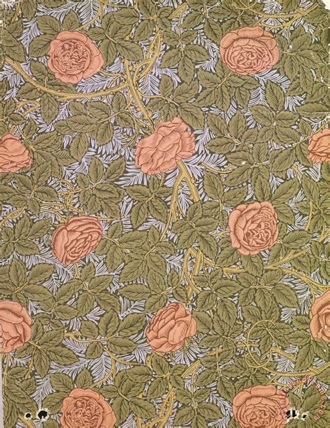 William Morris Rose Wallpaper Original Design 741×960 Pixels