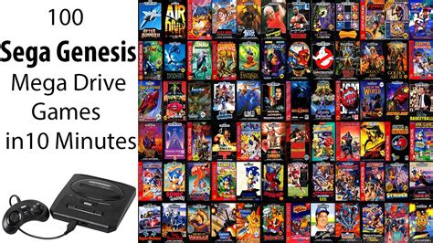 100 Sega Genesis Mega Drive Games In 10 Minutes Mind Blowing Youtube