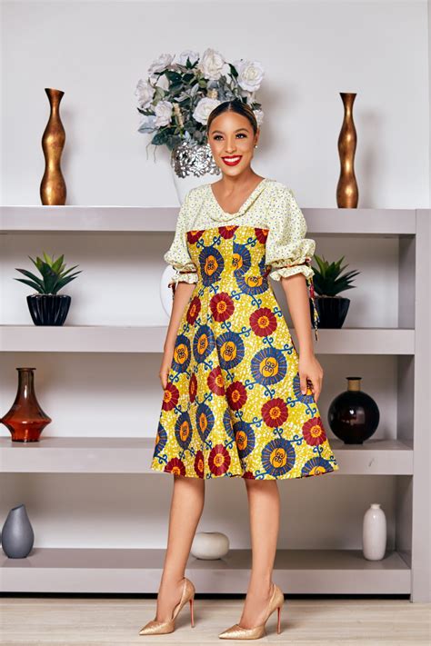 Gtp Ankara Flare Dressonly Available In Other Prints Rina Depont