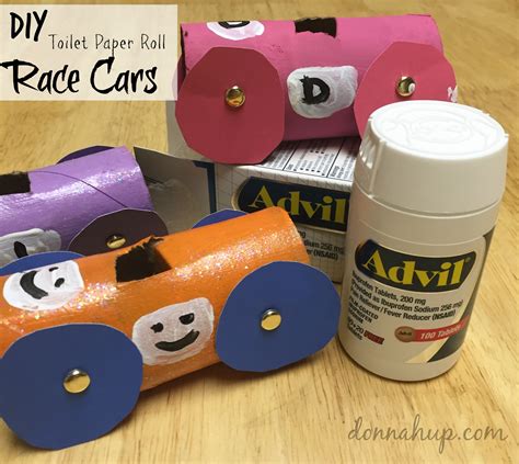 Toilet Paper Roll Crafts Diy Race Cars