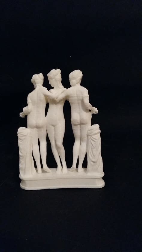 3d Printable The Three Graces At The Louvre Paris By Scan The World
