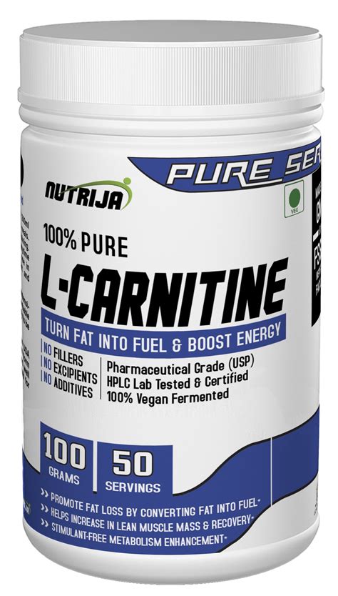Buy L Carnitine Online In India Nutrija Supplement Store