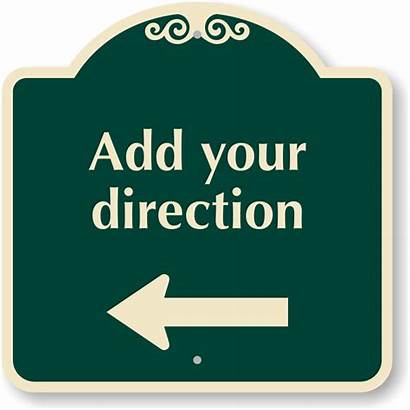 Custom Parking Signs Sign Arrow Direction Myparkingsign