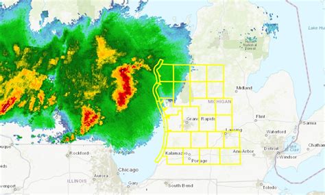 Severe Thunderstorm Watch For 23 Michigan Counties Through Most Of The