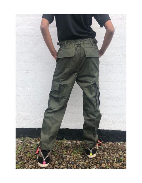 Kids Cargo Pants Olive T12031001