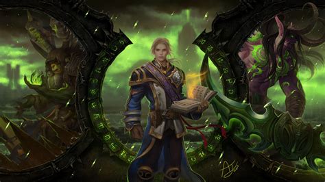 Wallpaper World of Warcraft: Legion, MMORPG, Best Game, fantasy, PC ...