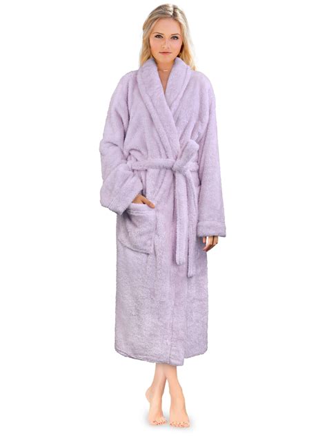 Pavilia Premium Womens Plush Soft Robe Fluffy Warm Fleece Sherpa Shaggy Bathrobe 2xl 3xl