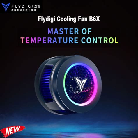 Flydigi B6x Mobile Phone Cooling Fan Portable Radiator Absorption