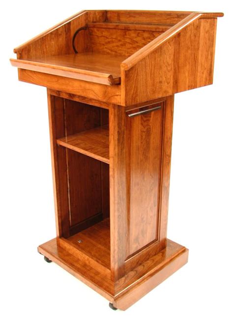 Solid Wood Podium Converts To Tabletop Lectern Popular Woodworking