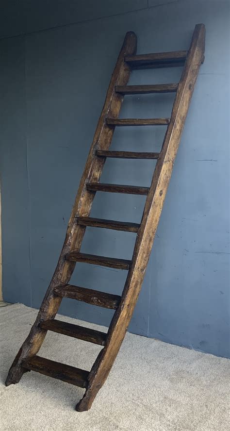 Oak And Elm Antique Hay Barn Ladder 1700s 795362 Sellingantiques Co Uk
