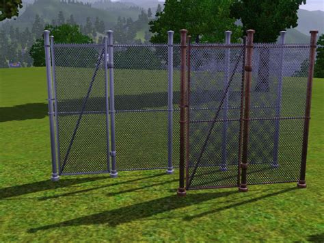 Sims 4 Chain Link Fence Cc