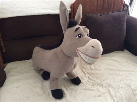 Shrek 2 Donkey Plush Stuffed Animal Jumbo 21 Hasbro Hasbro Plush