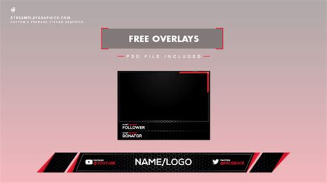Free Cam Overlay With Recent Donation Follower Below It 25 Best