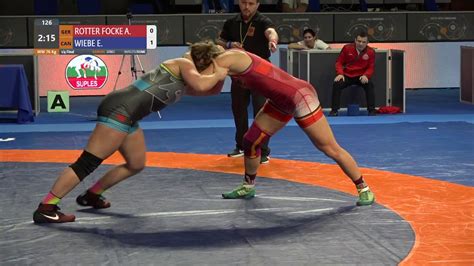 We would like to show you a description here but the site won't allow us. 1/4 WW - 76 kg: A. ROTTER FOCKE (GER) v. E. WIEBE (CAN ...