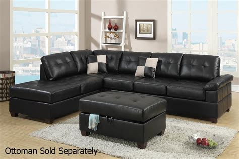 black leather sectional sofa steal  sofa furniture