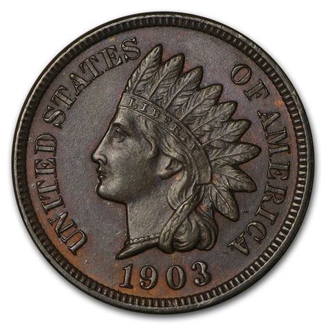 Buy 1903 Indian Head Cent Bu Brown Apmex