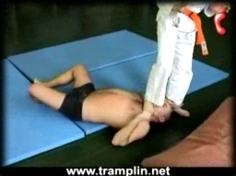 Gay Trampling 14 Tramplin Tramplin And Master Jiu Jitsu Bare Feet Foot