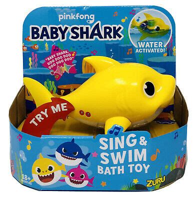 That's right, the baffling, repetitive global hit — last seen saving the washington nationals and on the one hand, this might make normally reticent kids less resistant to bath time, which is good! Pinkfong Baby Shark Sing And Swim Bath Toy Water Activated ...