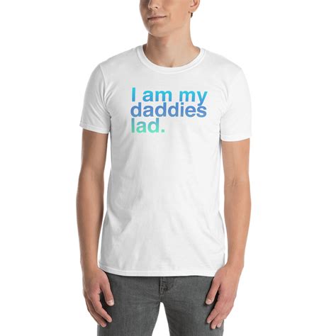 I Am My Daddies Lad Short Sleeve T Shirt Rob Manser