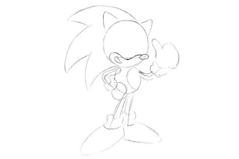 How To Draw Sonic Full Body Step By Step Easy Slow Characters