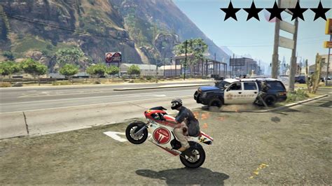 Gta 5 Best Motorcycle Police Chase Bati 801 Rr Youtube