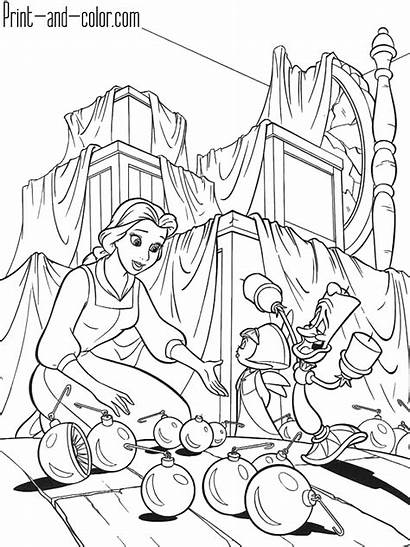Beast Beauty Coloring Pages