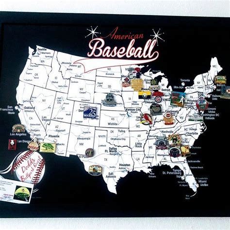 Mlb Baseball Stadiums Map