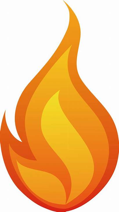 Fire Transparent Clipart Clip Flame Vector Painted