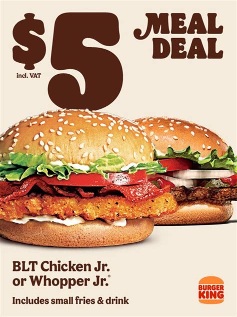 5 Meal Deal At Burger King Nassau
