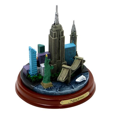 45 Round New York City Model Replica Souvenirs