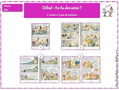 Page Introuv E Au Secours Le Cartable De S Verine D Bat Max Et Lili Emc Cycle