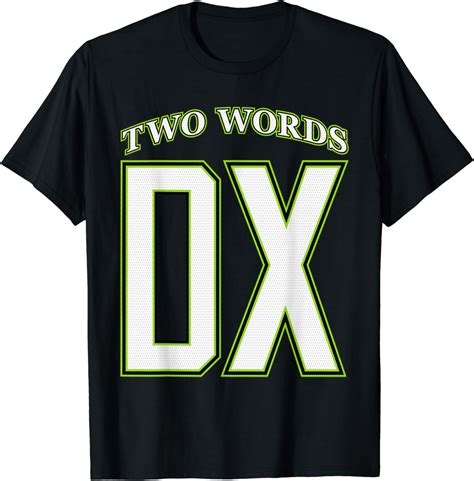 Wwe Dx Jersey Graphic T Shirt Uk Clothing