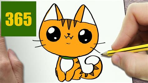 365 dessin kawaii halloween qui fait peur; hur man ritar CAT KAWAII STEG FÖR STEG - kawaii ritningar lätt - YouTube