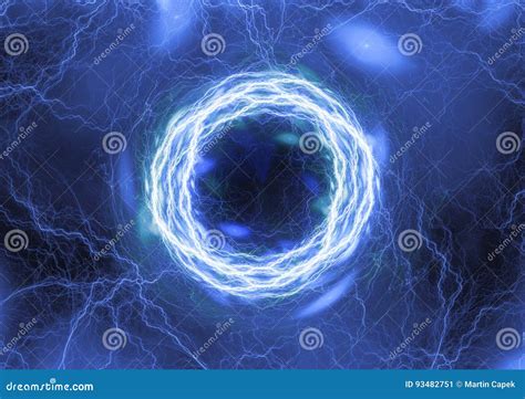 Abstract Blue Plasma Stock Illustration Illustration Of Modern 93482751