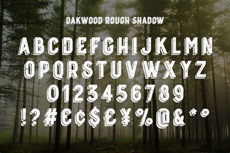 Oakwood Rustic Font Stunning Display Fonts Creative Market