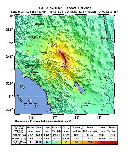 The eastern california shear zone is a really interesting area, says wendy bohon, an this shift in thinking was propelled by the magnitude 7.3 earthquake that shook landers, california, in 1992. 1992 Landers earthquake - Wikipedia, the free encyclopedia | Lander, Earthquake, Mexicali