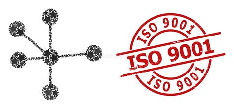 Connections Distress Icon And Distress Iso 17025 Stamp Seal Stock