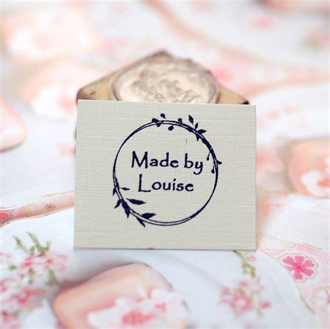 Made By Personalised Rubber Stamp By Pretty Rubber Stamps