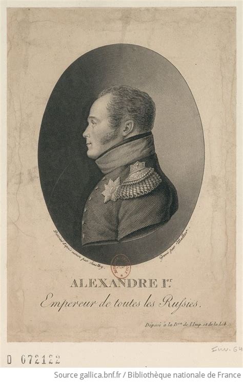 [recueil portraits de l empereur de russie alexandre ier 1777 1825 ] gallica