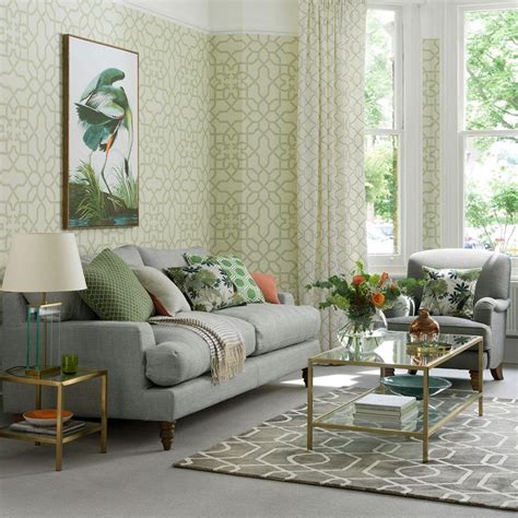 Green Living Room Ideas Redecorate And Invigorate With The Colour Of The Season Green Sofa